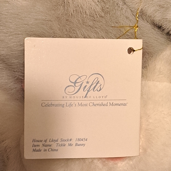 House Of Loyd Tickle Me Bunny Stuffed Animal Toy Laughs & Vibrates😍 - Picture 6 of 10